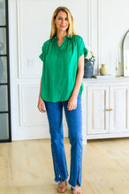 Load image into Gallery viewer, Working On Me Top in Kelly Green