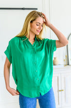 Load image into Gallery viewer, Working On Me Top in Kelly Green
