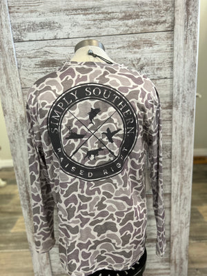 Men's Camo Sun Shirt