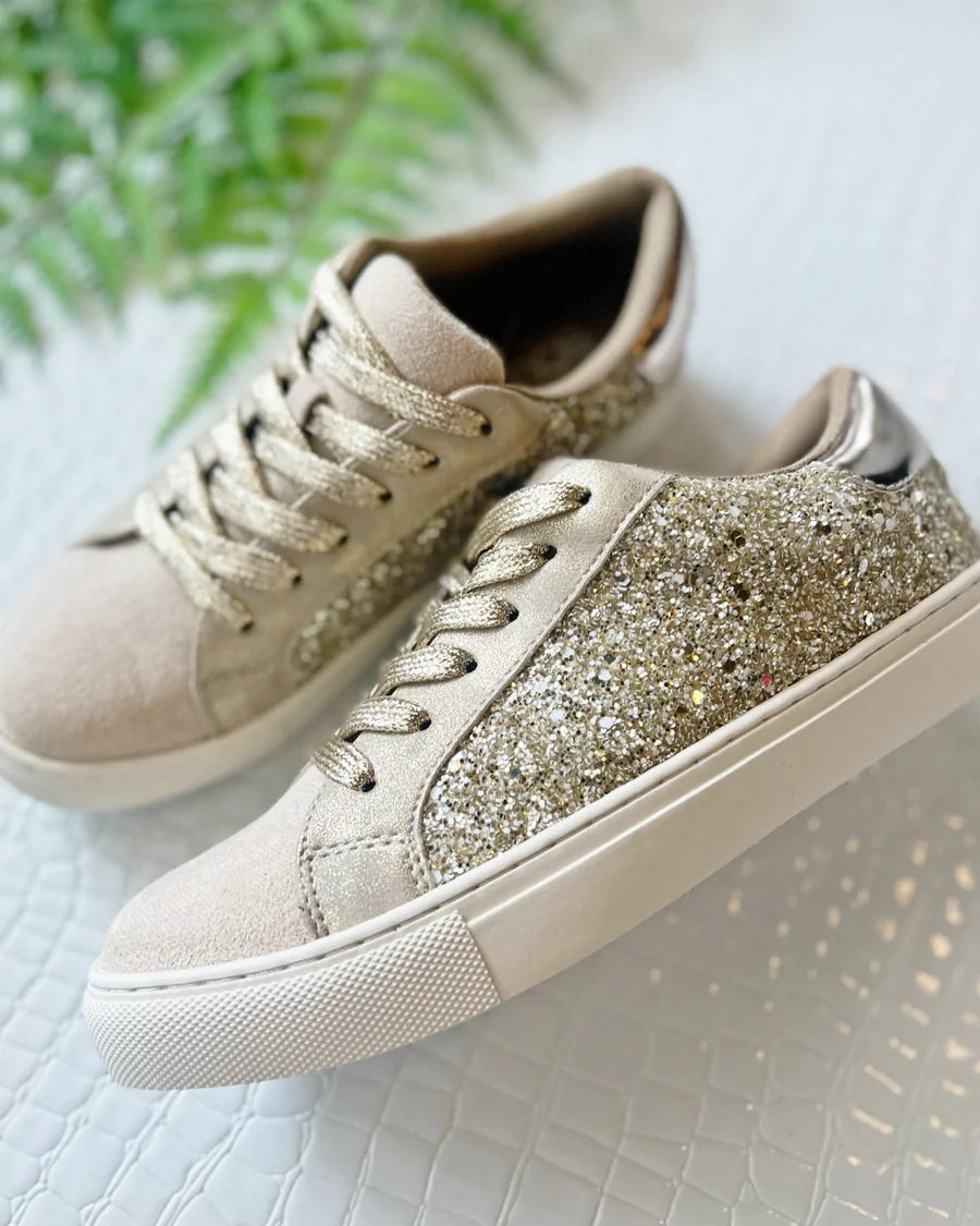 CORKYS DAZZLE SNEAKERS-GOLD