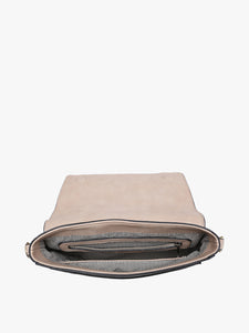 Francesca Whipstitch Flapover Crossbody