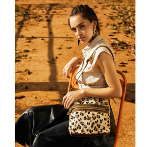 CHARISMA LEOPARD PRINT LEATHER & HAIR ON BAG